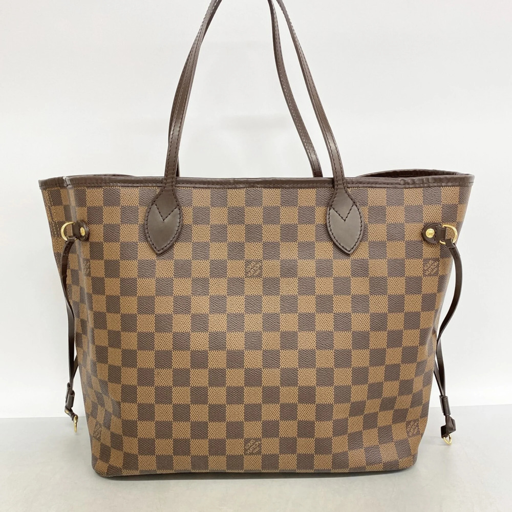 LOUIS VUITTON Brown Damier Neverfull MM Tote Bag - Picture 11 of 11